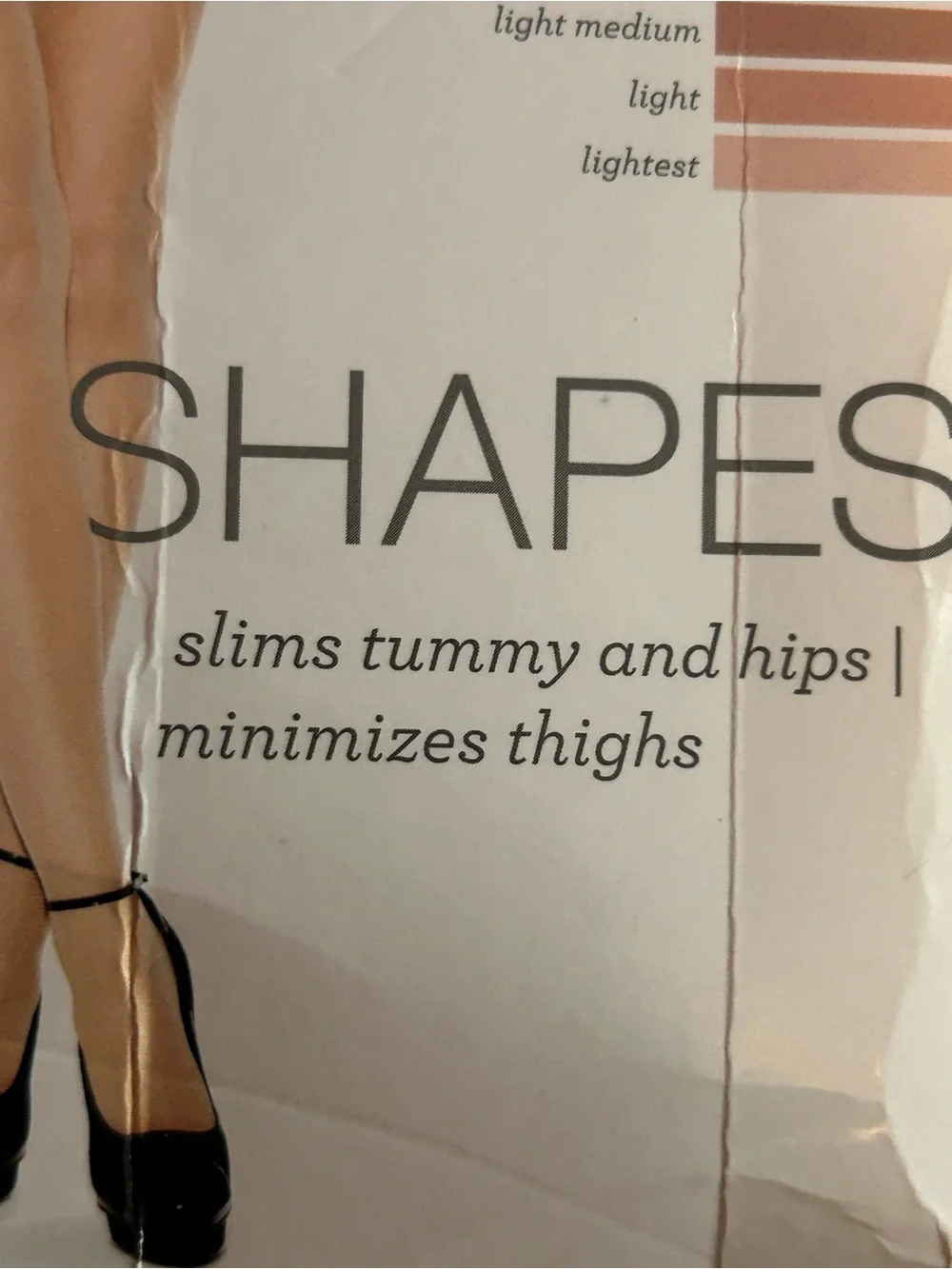 New No Nonsense Great Shapes All-Over Shaper Pantyhose - Size C Midnight Black